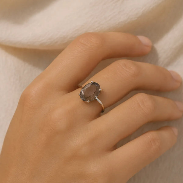 Smoky Quartz Ring – The Shield of Calm, Protection & Grounded Energy