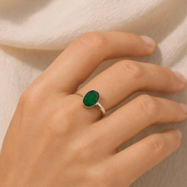 Panna (Real Emerald) Ring: Develop Sharp Intellect and Enhance Growth Opportunities