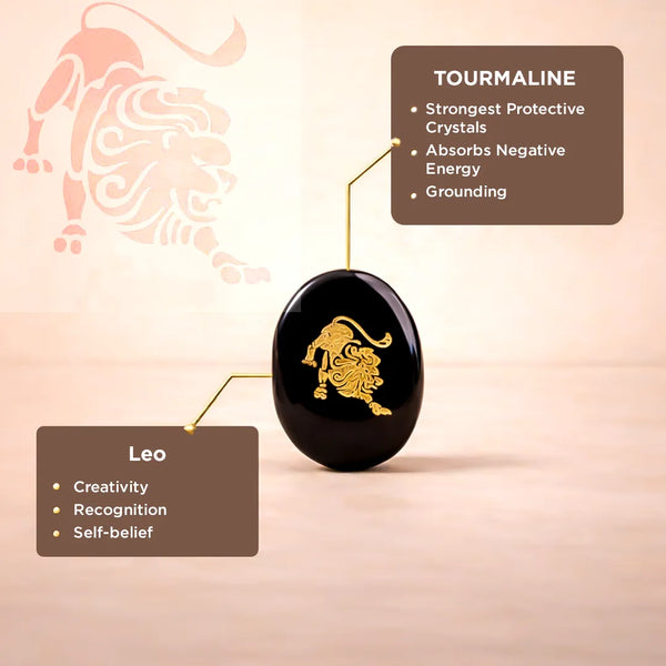 Leo Zodiac Sign Coin – Abhimantrit Astrology Coin for Confidence