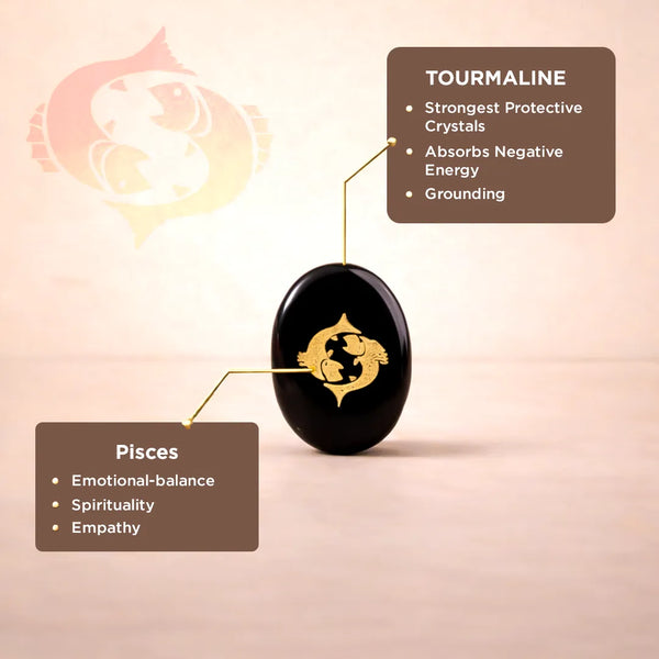 Pisces Zodiac Sign Coin – Abhimantrit Astrology Coin for Peace