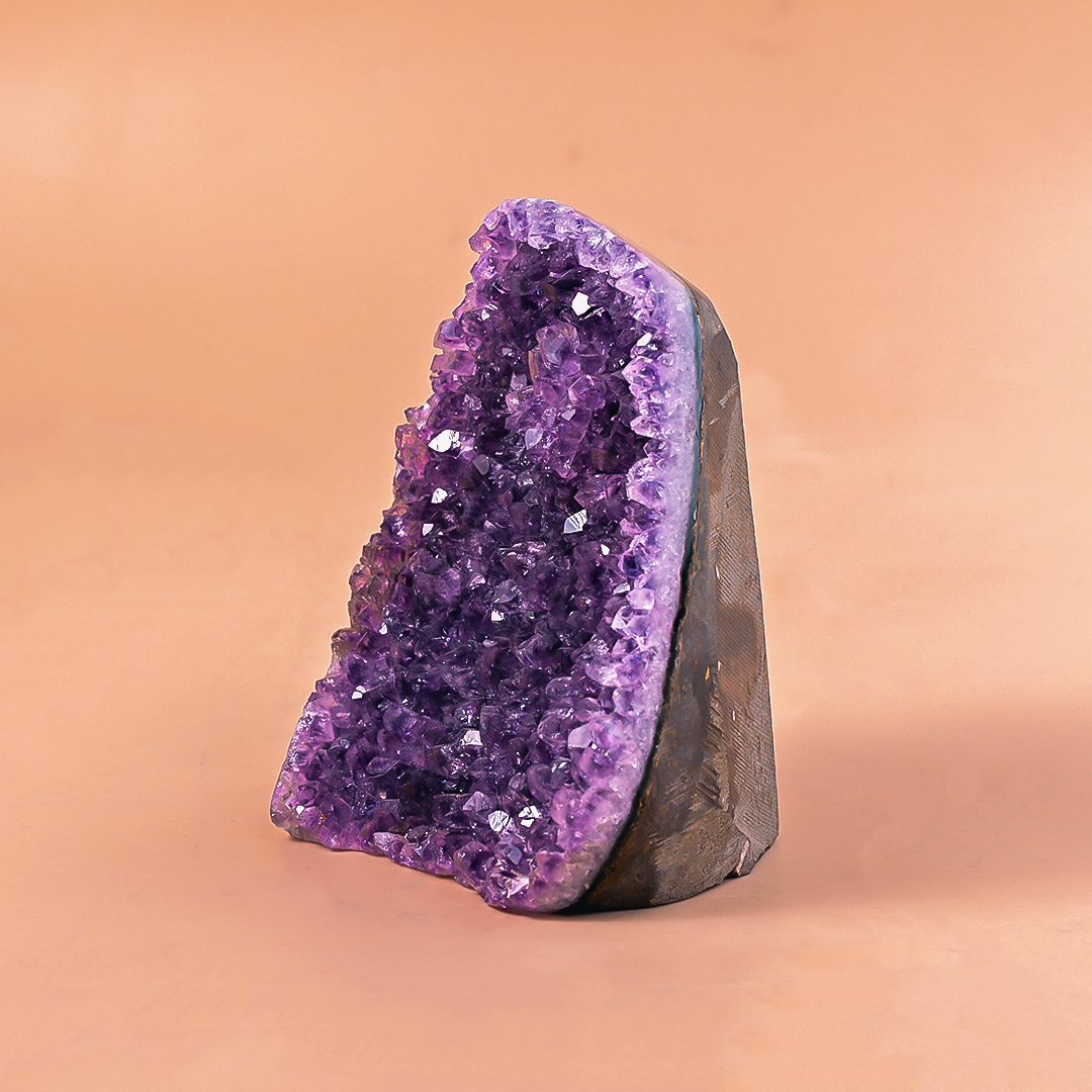 Amethyst Crystal Cluster (Brazillian): Emotional Healing & Stress Relief