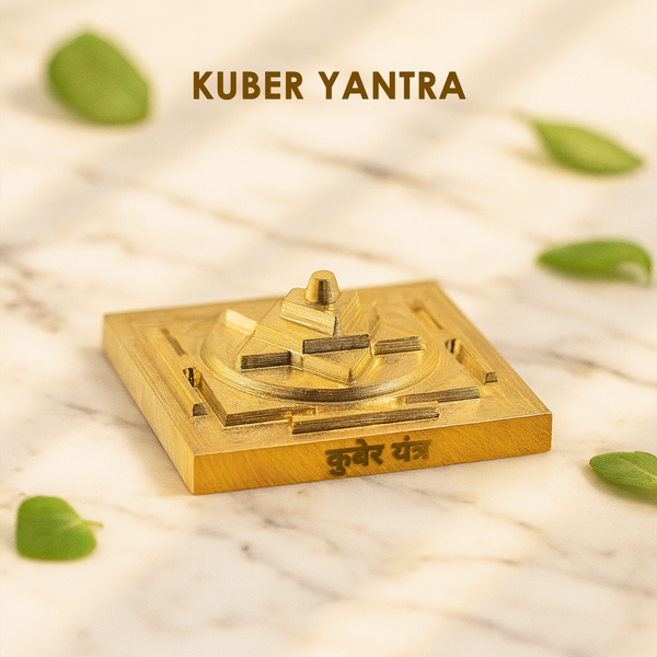 Kuber Yantra Brass (Helps with Debts & Saving Money)