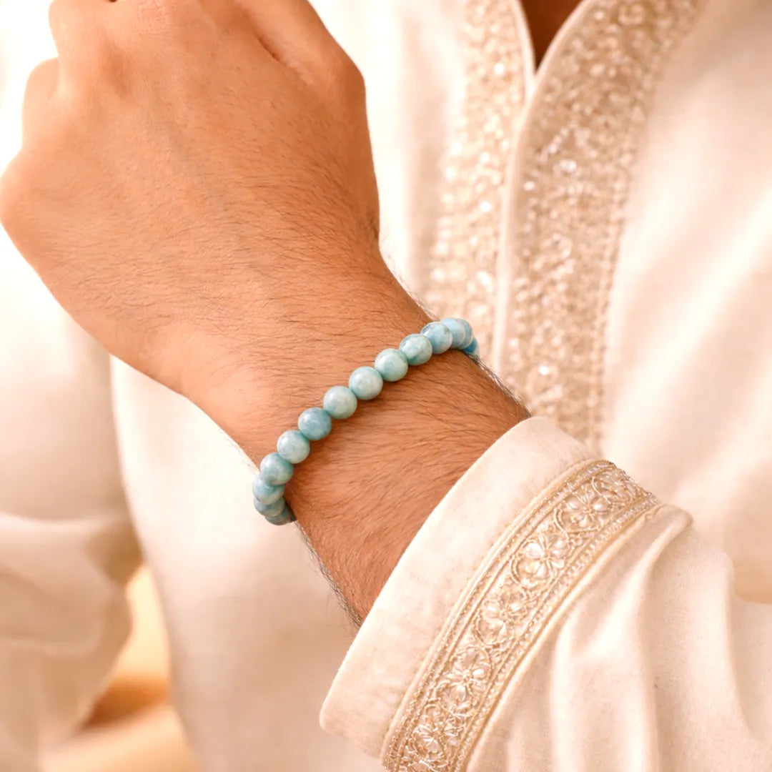 Amazonite Bracelet for Calm Mind, Love & Natural Beauty