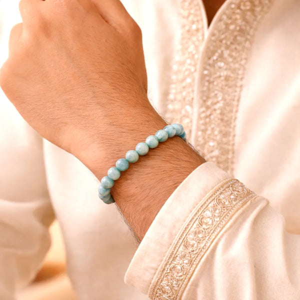 Amazonite Bracelet for Calm Mind, Love & Natural Beauty