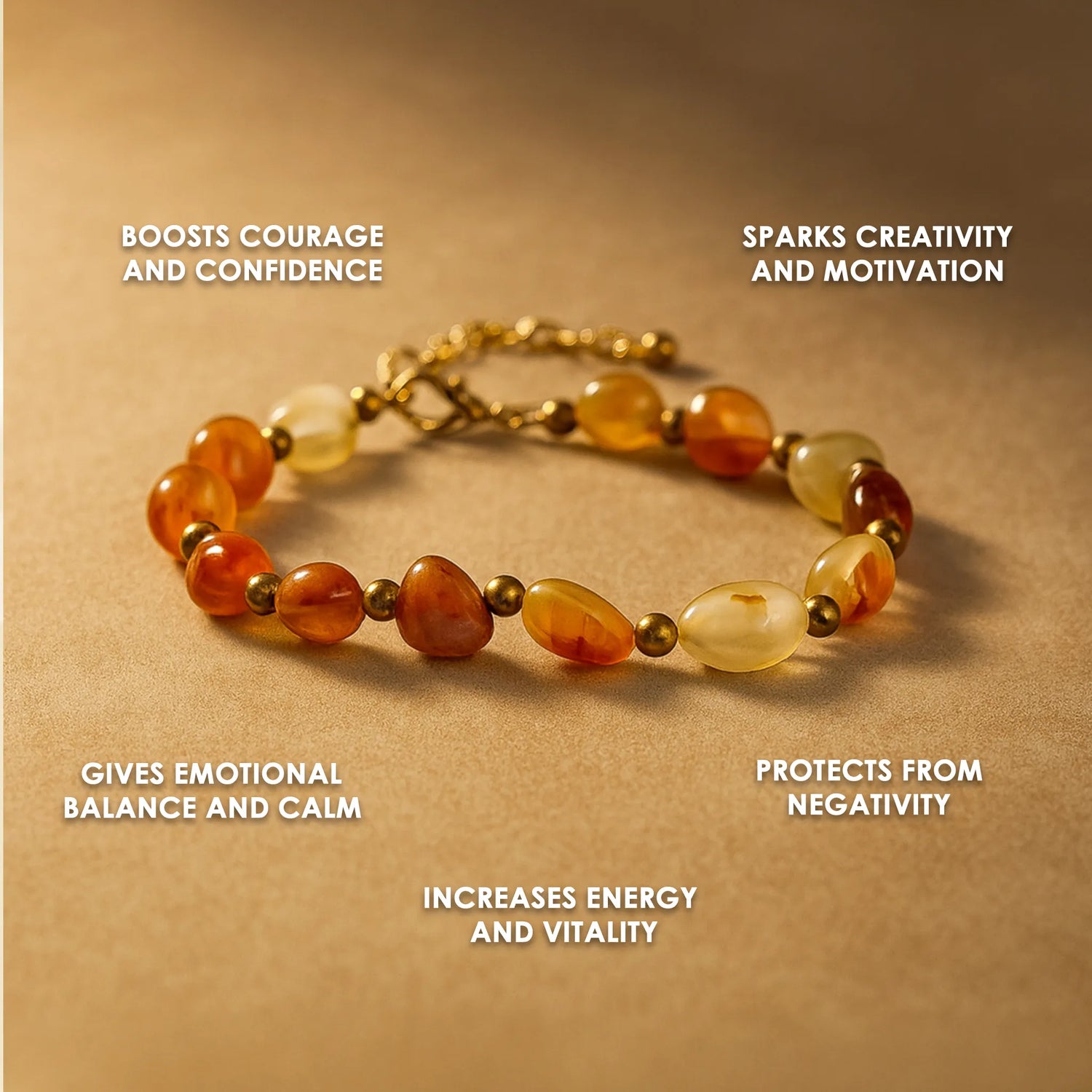 Carnelian Anklets: Supports in Achieving Goals