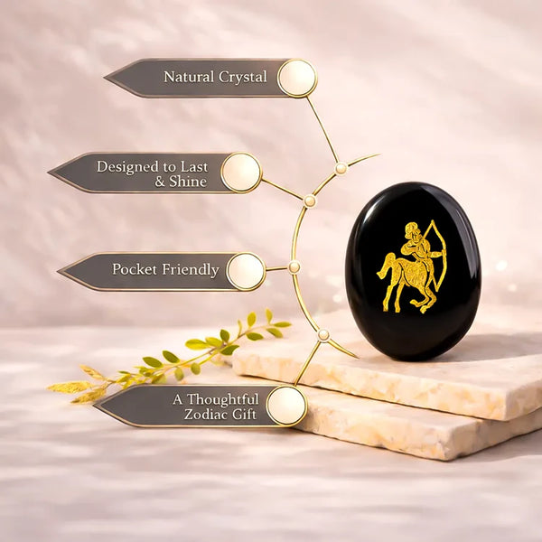 Sagittarius Zodiac Sign Coin – Abhimantrit Astrology Coin for Luck