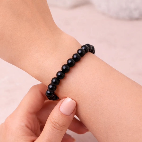 Black Tourmaline Bracelet: Protect from Psyhic attacks & Negative Engery