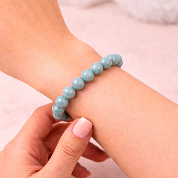 Amazonite Bracelet for Calm Mind, Love & Natural Beauty