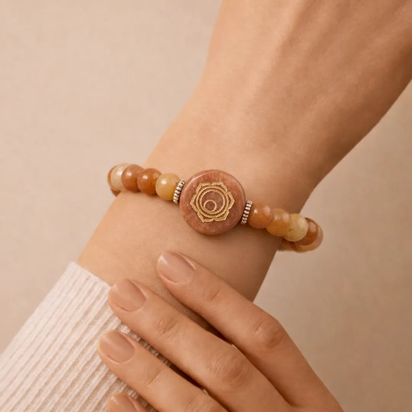 Red Aventurine Sacral Chakra Bracelet – Abhimantrit & Energized