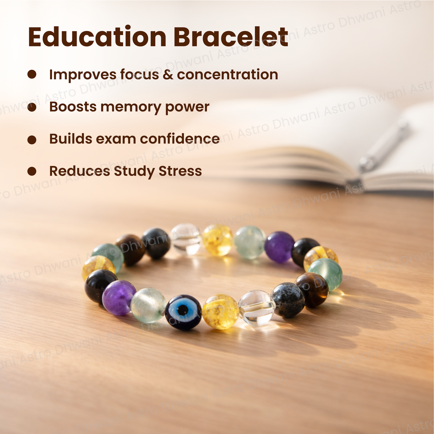 Premium Education Bracelet (Abhimantrit) for Focus & Success