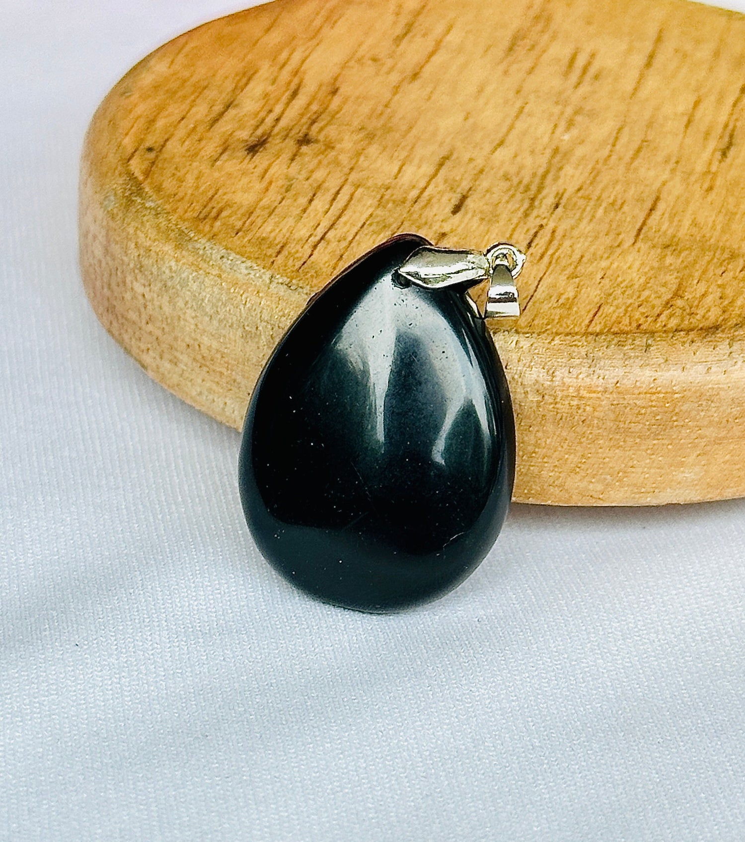 Black Hakik Stone Tree of Life Pendant for Protection & Strength