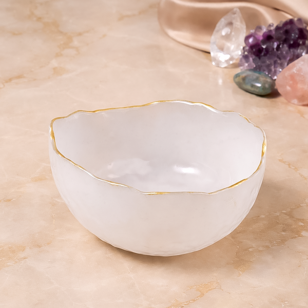 Divine Selenite Bowl - Crystal Cleansing & Energy Bowl
