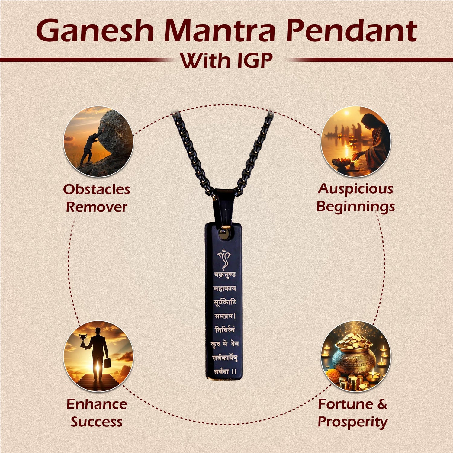 Ganpati Shloka Pendant
