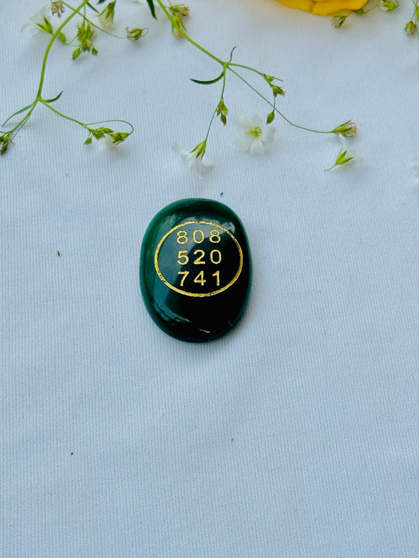 Green Jade Zibu Coin Symbol