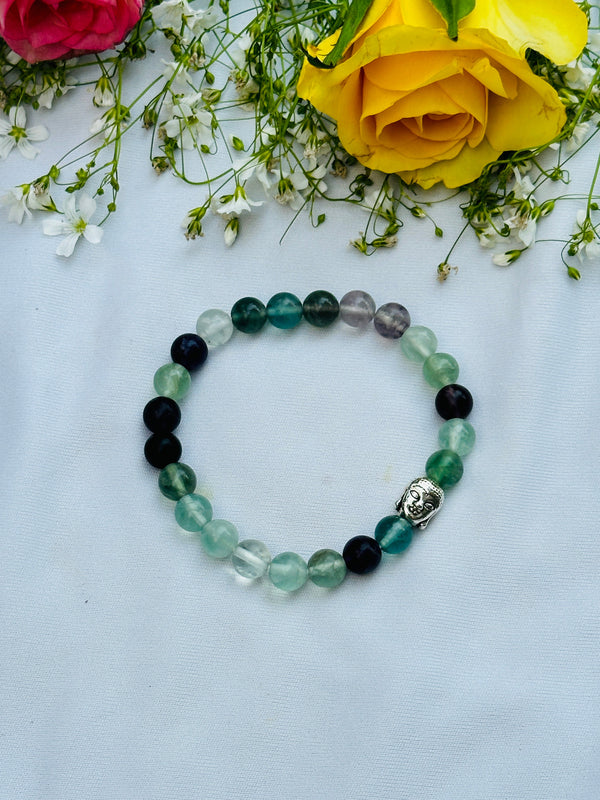 Multi Fluorite Bracelet: Mental Clarity & Focus