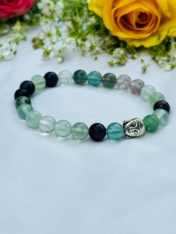 Multi Fluorite Bracelet: Mental Clarity & Focus