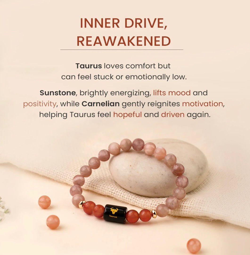 Natural Zodiac Bracelet | Crystal Bracelet for All Zodiac Signs