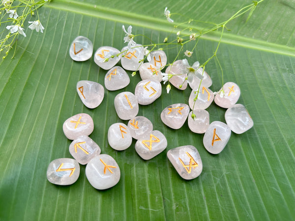 Rose Quartz Tumble (Reiki Symbol)