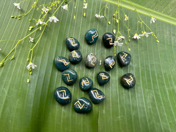 Green Agate (Reiki Symbol)