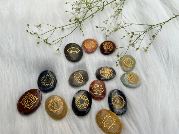 Seven Chakra Zibu Symbol Coin