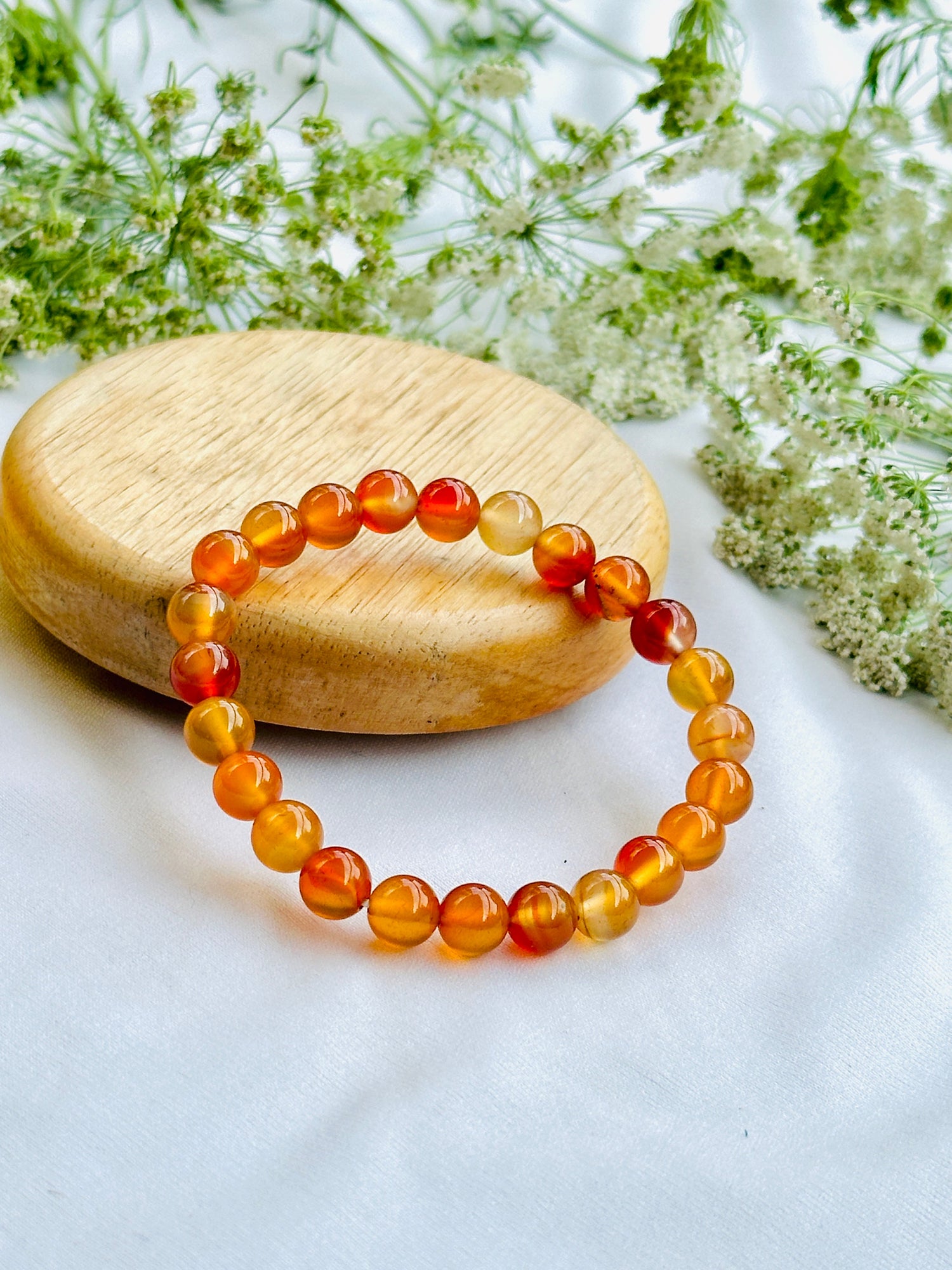 Carnelian Bracelet: Supports in Achieving Goals