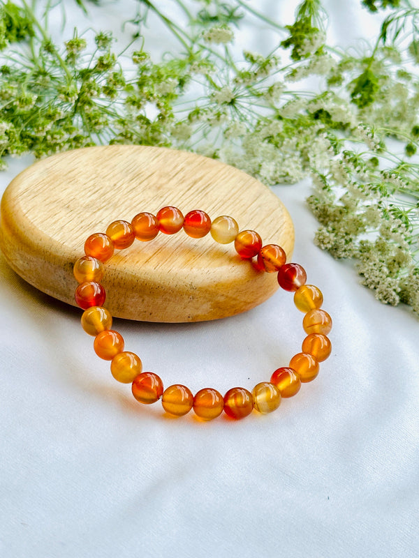 Carnelian Bracelet: Supports in Achieving Goals