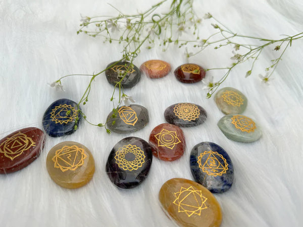 Seven Chakra Zibu Symbol Coin