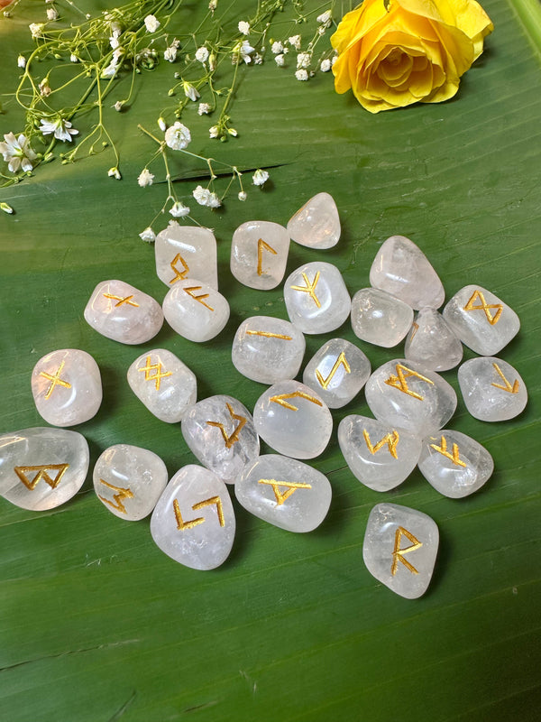 Rose Quartz Tumble (Reiki Symbol)