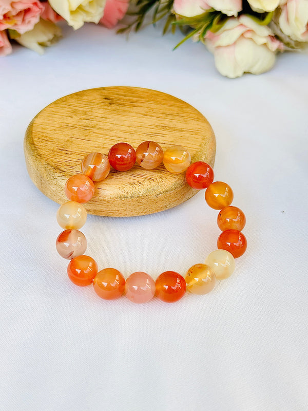 Carnelian Bracelet: Supports in Achieving Goals