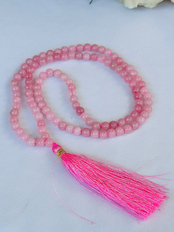 Improve Love, Relationship & Emotional Connection: Rose Quartz Jap Mala