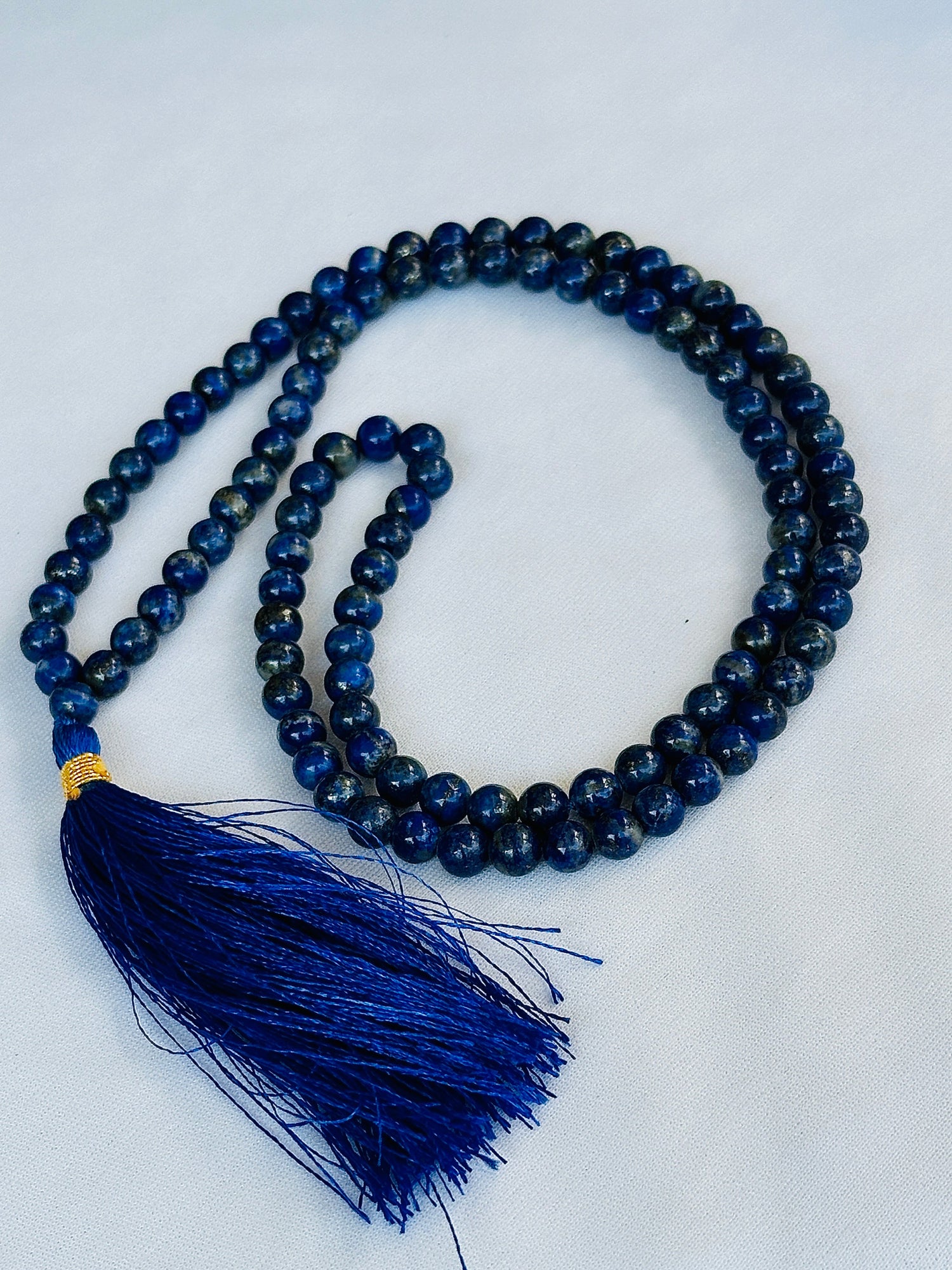 Enhancing Intuition and Spiritual Awareness: Lapis Lazuli Mala