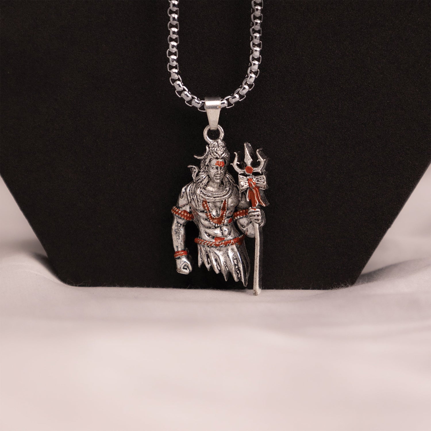 Lord Mahadev Holding Trishul Pendant