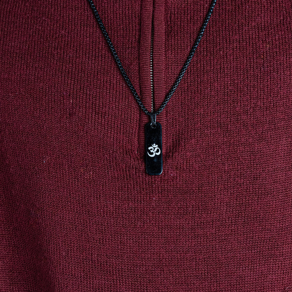 Black Om Pendant