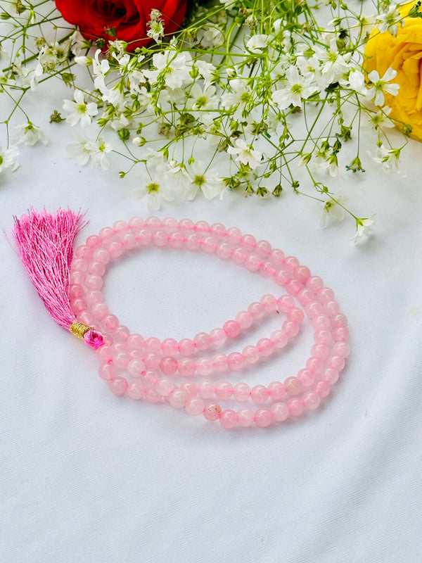 Improve Love, Relationship & Emotional Connection: Rose Quartz Jap Mala
