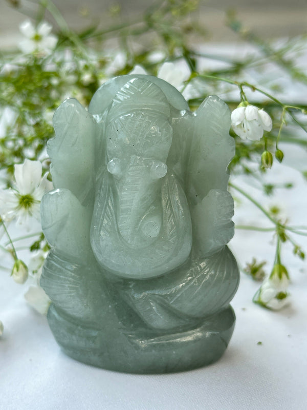 Aventurine Green Ganesha