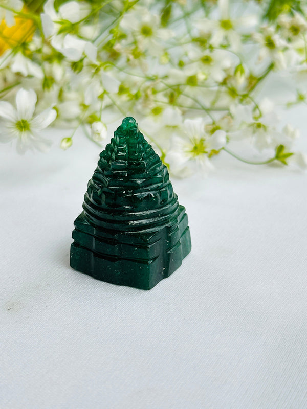 Shri yantra Green Jade
