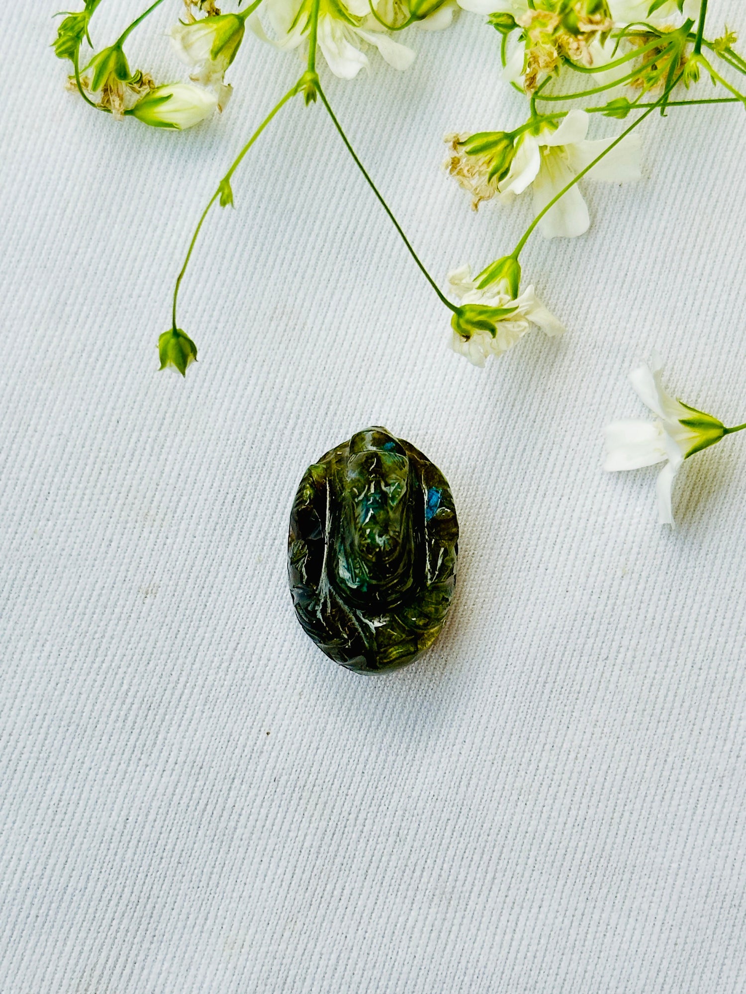 Green Aventurine Ganesha Mini
