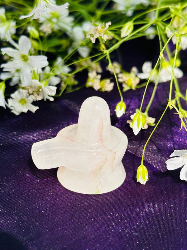 White Agate Shivling