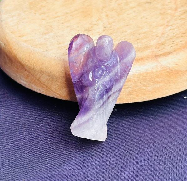 Amethyst Stone Angel (3.5cm)