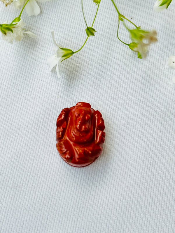 Red Jasper Ganesha