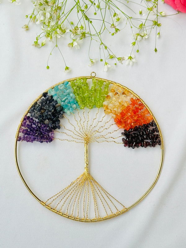 7 Chakra Tree Wall Hanging