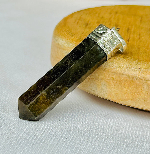 Labradorite Pencil Pendant