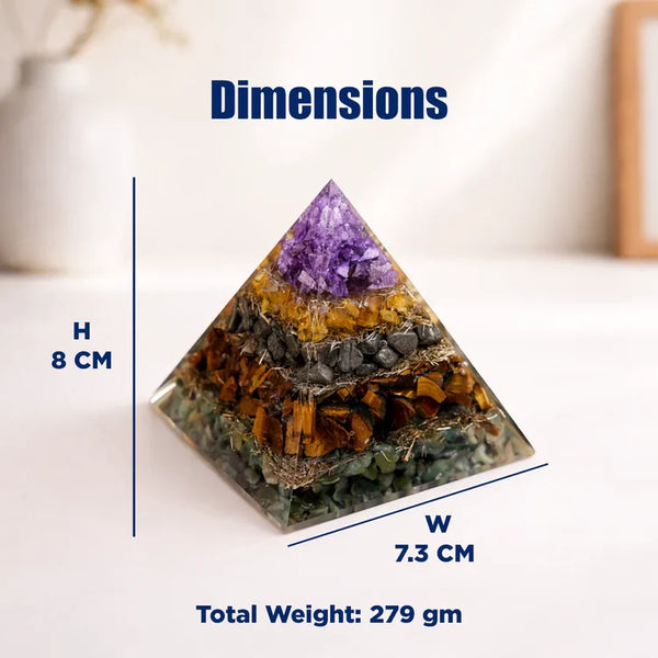 Money Magnet Pyramid – Wealth Attraction & Financial Abundance Energy Pyramid