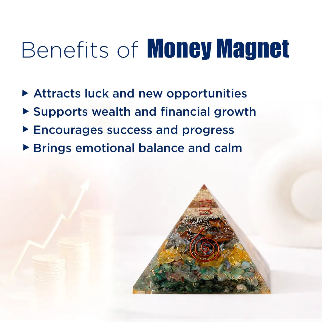 Money Magnet Copper Spiral Pyramid – Wealth, Luck & Success Energy Pyramid