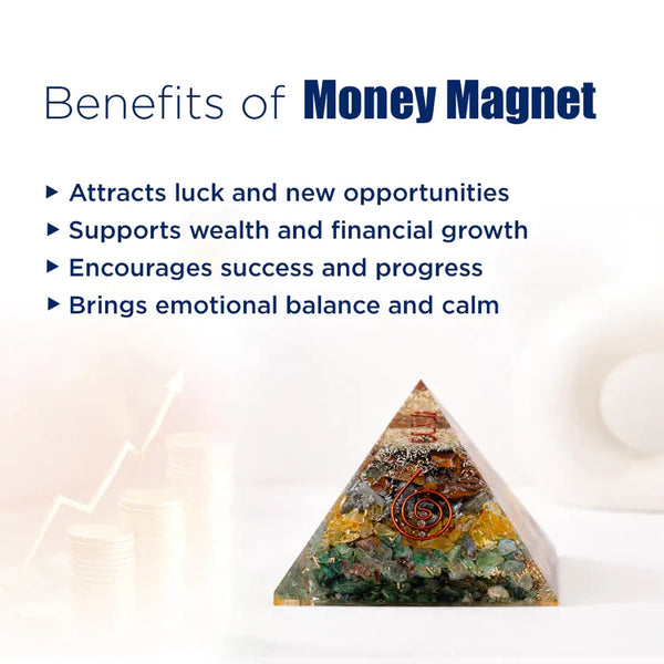 Money Magnet Copper Spiral Pyramid – Wealth, Luck & Success Energy Pyramid