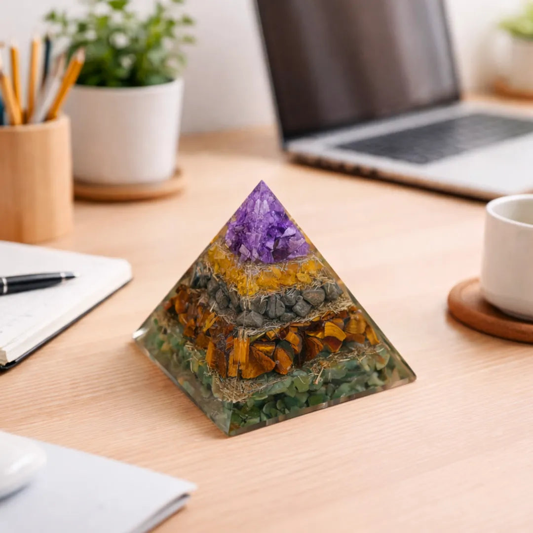 Money Magnet Pyramid – Wealth Attraction & Financial Abundance Energy Pyramid