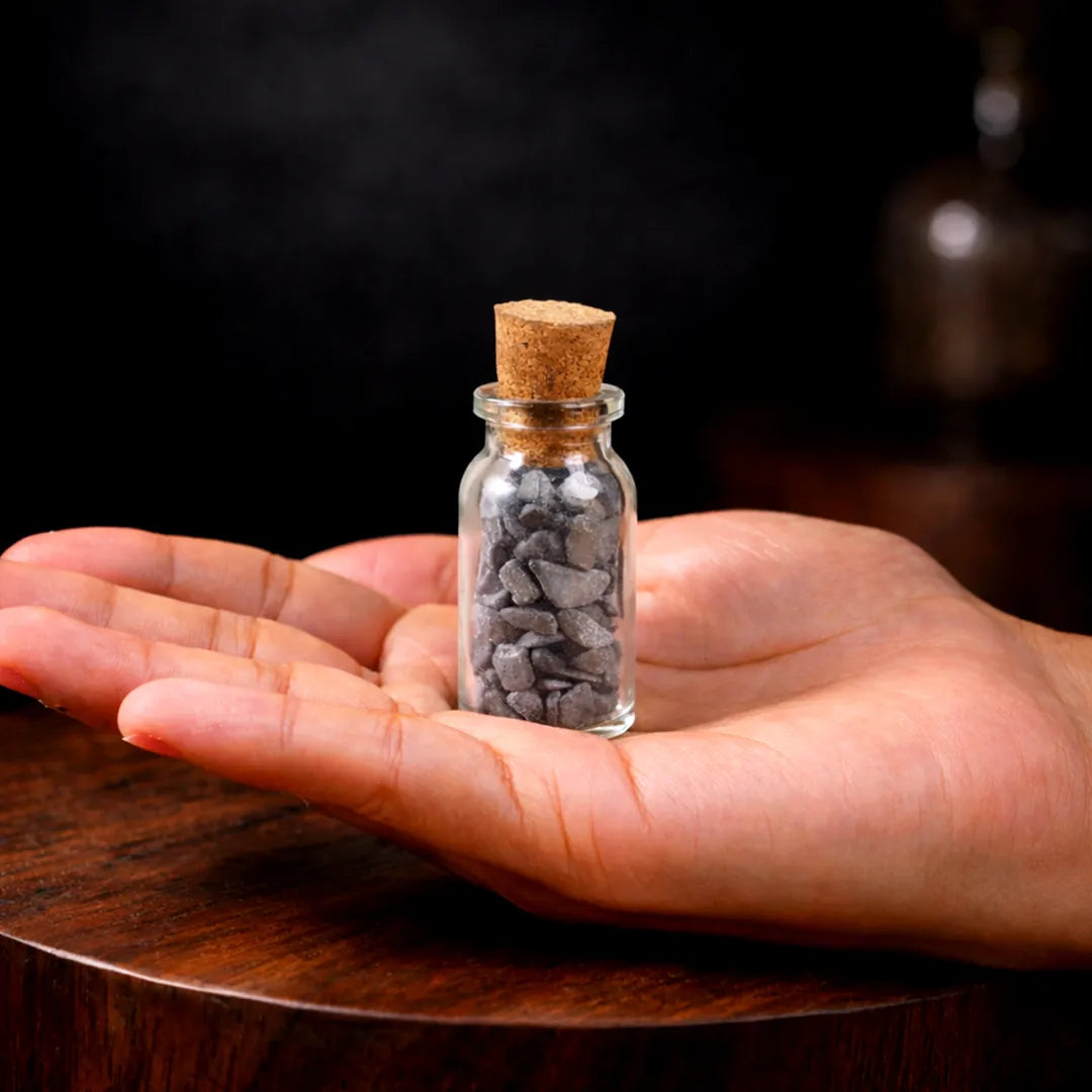 Pyrite Bottle Chips – Wealth Attraction, Confidence & Protection Energy
