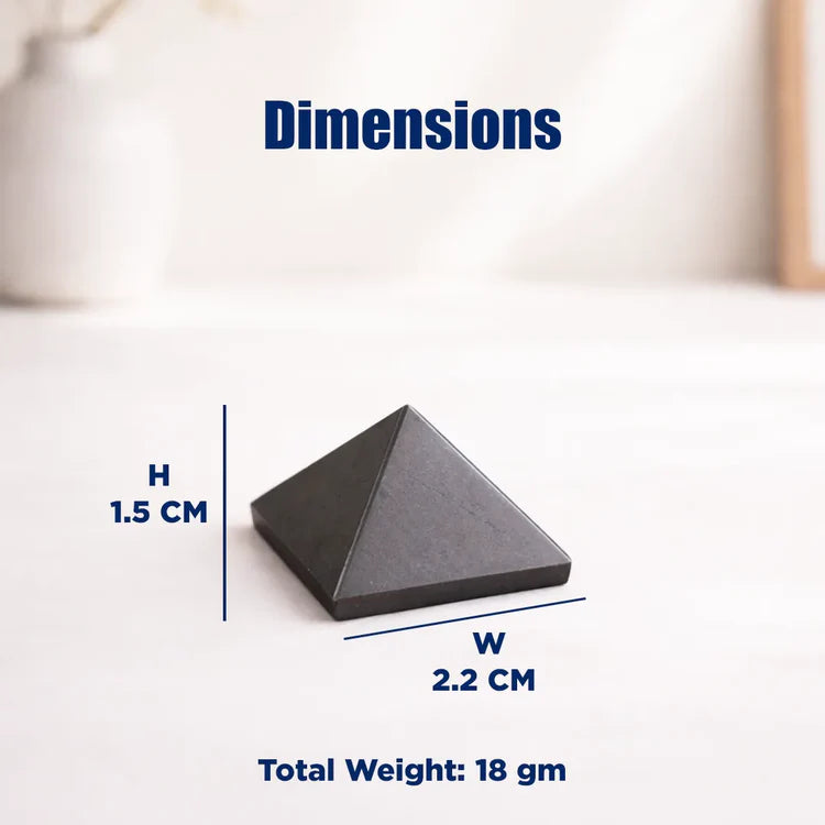 Pyrite Small Pyramid – Wealth Attraction & Protection Crystal