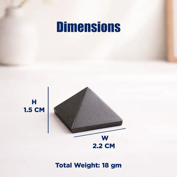Pyrite Small Pyramid – Wealth Attraction & Protection Crystal