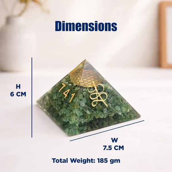 Reiki Symbol Zibu Pyramid – Energy Healing & Manifestation Crystal